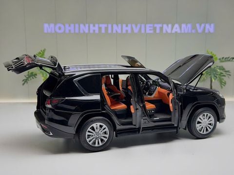  XE MÔ HÌNH LEXUS LX600 BLACK,TỶ LỆ 1/18 LCD 