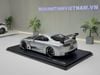 XE MÔ HÌNH TOYOTA SUPRA A80 TOP SECRET GT300 SILVER,TỶ LỆ 1/18 IGNITION