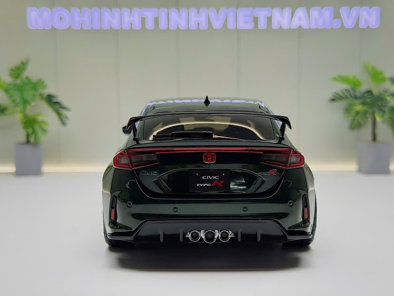 XE MÔ HÌNH HONDA CIVIC TYPE R FL5 CUSTOMIZED PEARL DARK GREEN,TỶ LỆ 1 ...