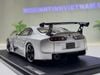 XE MÔ HÌNH TOYOTA SUPRA A80 TOP SECRET GT300 SILVER,TỶ LỆ 1/18 IGNITION