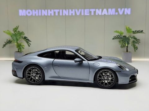  XE MÔ HÌNH PORSCHE 911 CARRERA 2024 964POLARSILBERMETALLIC,TỶ LỆ 1/18 NOREV 