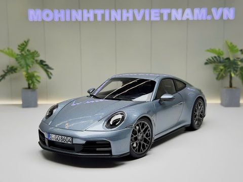  XE MÔ HÌNH PORSCHE 911 CARRERA 2024 964POLARSILBERMETALLIC,TỶ LỆ 1/18 NOREV 