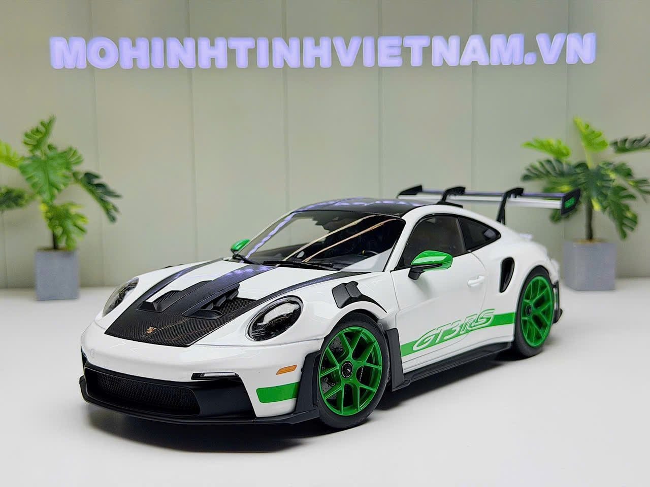 XE MÔ HÌNH PORSCHE 911 GT3 RS 2022 WEISSACH PACK TRIBUTE TO CERRARA RS,TỶ LỆ 1/18 NOREV
