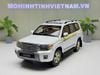 XE MÔ HÌNH TOYOTA LAND CRUISER LC200 WHITE,TỶ LỆ 1/18 DEALER