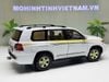 XE MÔ HÌNH TOYOTA LAND CRUISER LC200 WHITE,TỶ LỆ 1/18 DEALER