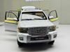 XE MÔ HÌNH TOYOTA LAND CRUISER LC200 WHITE,TỶ LỆ 1/18 DEALER