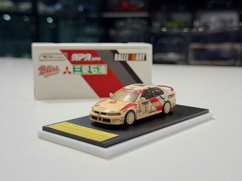  XE MÔ HÌNH MITSUBISHI GALANT VR-4 DIRTY VERSION,TỶ LỆ 1/64 MK 