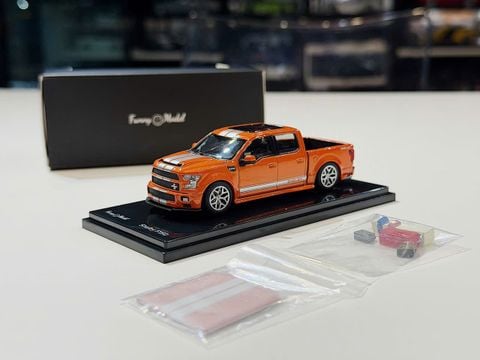  XE MÔ HÌNH FORD F150 SHELBY SUPER SNAKE AMERICAN PICKUP TRUCK,TỶ LỆ 1/64 DECODE 
