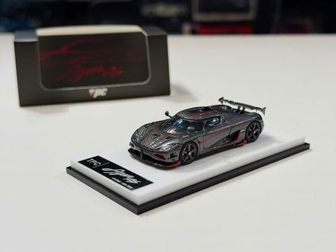  XE MÔ HÌNH KOENIGSEGG AGERA RS CARBON FIBER,TỶ LỆ 1/64 TPC 