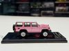 XE MÔ HÌNH TOYOTA LAND CRUISER LC70 PINK,TỶ LỆ 1/64 GCD