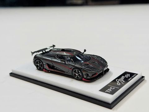  XE MÔ HÌNH KOENIGSEGG AGERA RS CARBON FIBER,TỶ LỆ 1/64 TPC 