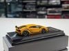 XE MÔ HÌNH LAMBORGHINI AVENTADOR ROWEN YELLOW,TỶ LỆ 1/64 ROTATING WHEEL
