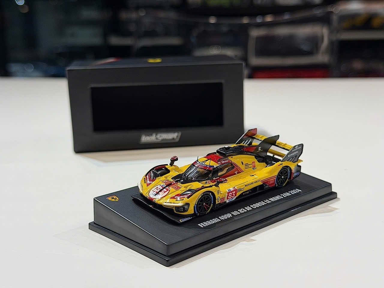 XE MÔ HÌNH FERRARI 499P NO.83 AF CORSE LE MANS 24H2024,TỶ LỆ 1/64 LOOKSMART