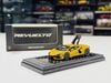 XE MÔ HÌNH LAMBORGHINI REVUELTO YELLOW,TỶ LỆ 1/64 LCD