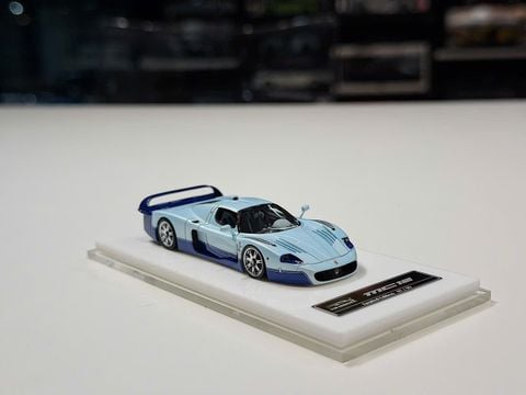  XE MÔ HÌNH MASERATI MC12 BLUE,TỶ LỆ 1/64 YM MODEL 
