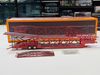 XE MÔ HÌNH TRAILER TRUCK RED,TỶ LỆ 1/64 GCD
