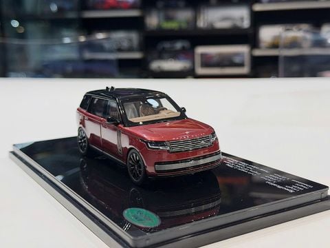  XE MÔ HÌNH RANGE ROVER AUTOBIOGRAPHY SV RED,TỶ LỆ 1/43 LCD 
