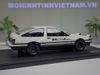 XE MÔ HÌNH TOYOTA SPRINTER TRUENO 3DR GT APEX ( INITIAL D ),TỶ LỆ 1/18 INITION