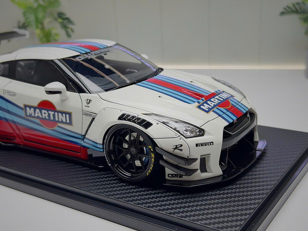 XE MÔ HÌNH NISSAN R35 LIBERTY WALK MARTINI,TỶ LỆ 1/18 IGNITION – Mô ...