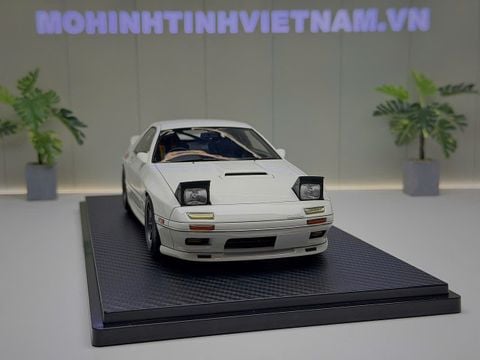 XE MÔ HÌNH MAZDA SAVANNA RX-7 INFINI INITIAL D,TỶ LỆ 1/18 IGNITION 