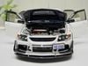 XE MÔ HÌNH MITSUBISHI LANCER EVOLUTION IX WHITE,TỶ LỆ 1/18 SUPER A