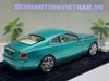 XE MÔ HÌNH ROLLS ROYCE WRAITH TURQUOISE,TỶ LỆ 1/18 HENSON HEAVEN