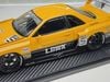XE MÔ HÌNH NISSAN LB-ER34 SILHOUETTE SKYLINE YELLOW/BLACK,TỶ LỆ 1/18 IGNITION
