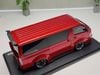 XE MÔ HÌNH TOYOTA HIACE T.S.D WORKS RED METALLIC,TỶ LỆ 1/18 IGNITION
