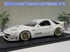 XE MÔ HÌNH MAZDA RX7 PANDEM (FC3S) WHITE,TỶ LỆ 1/18 IGNITION