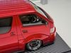 XE MÔ HÌNH TOYOTA HIACE T.S.D WORKS RED METALLIC,TỶ LỆ 1/18 IGNITION