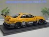 XE MÔ HÌNH NISSAN LB-ER34 SILHOUETTE SKYLINE YELLOW/BLACK,TỶ LỆ 1/18 IGNITION