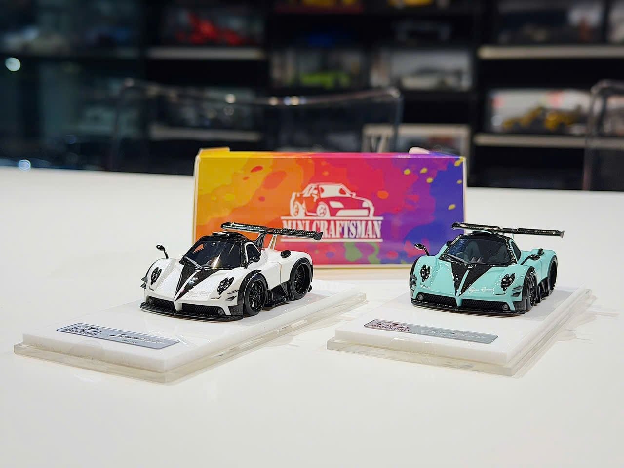 XE MÔ HÌNH PAGANI ZONDA 760 LH,TỶ LỆ 1/64 MINICRAFISMAN