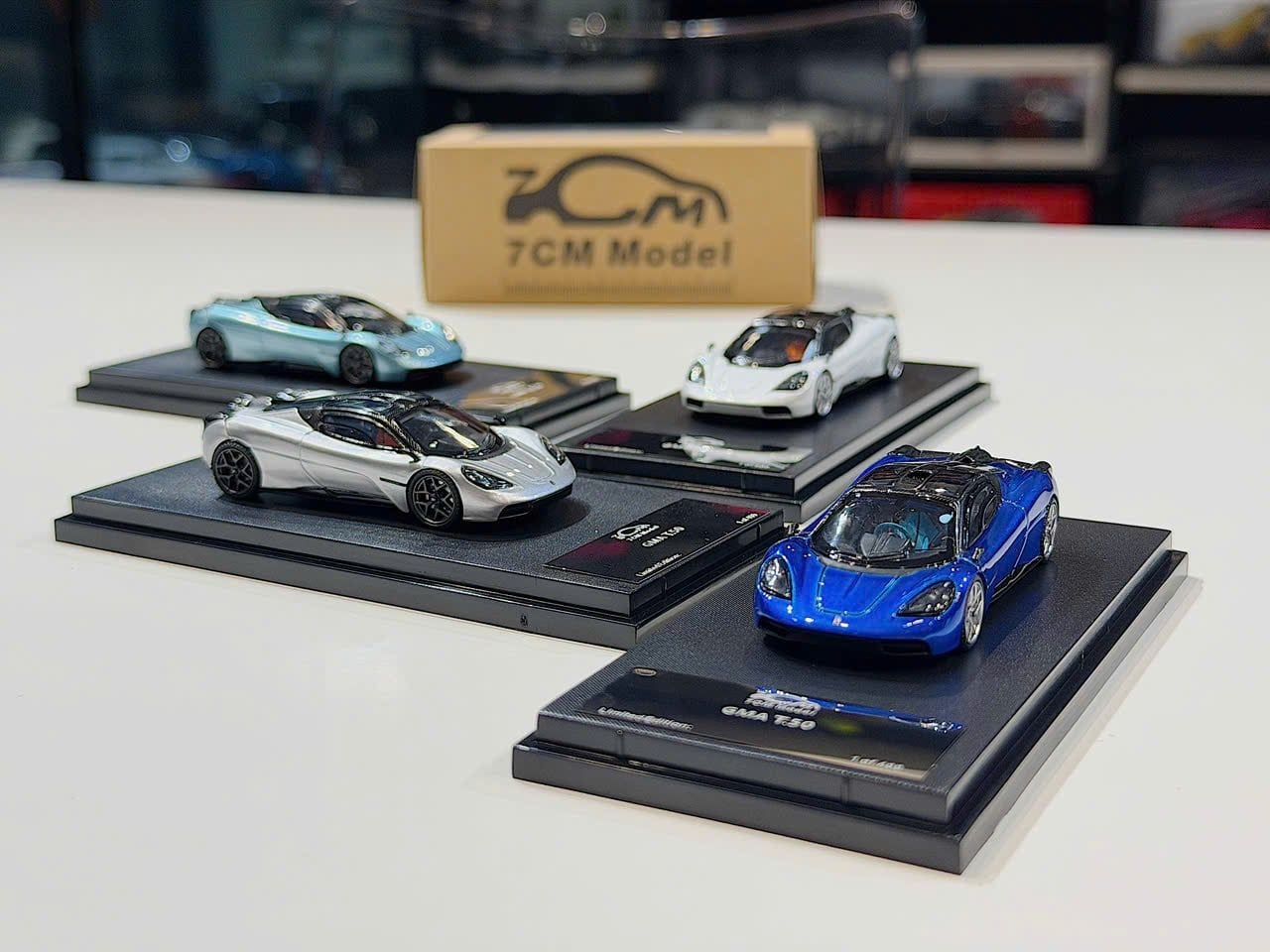 XE MÔ HÌNH GORDON MURRAY AUTOMOTIVE (GMA) T50,TỶ LỆ 1/64 7CM