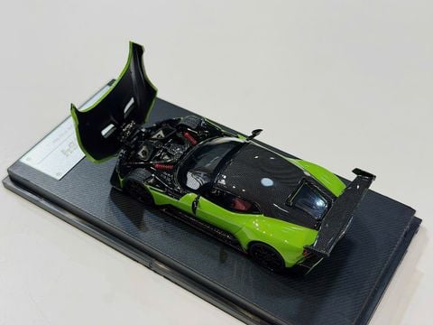  XE MÔ HÌNH ASTON MARTIN VULCAN GREEN,TỶ LỆ 1/64 FINE WORKS 64 