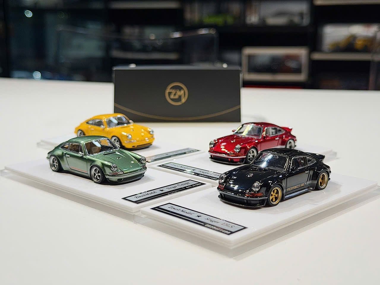 XE MÔ HÌNH PORSCHE SINGER DLS,TỶ LỆ 1/64 ZINCIT