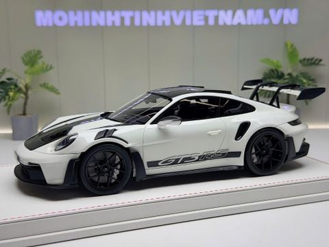  XE MÔ HÌNH PORSCHE 992 GT3 RS LUMINOUS GREEN,TỶ LỆ 1/18 GH MODEL 