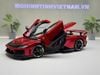 XE MÔ HÌNH FERRARI F80 RED METALLIC,TỶ LỆ 1/18 BBURAGO