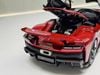 XE MÔ HÌNH FERRARI F80 RED METALLIC,TỶ LỆ 1/18 BBURAGO