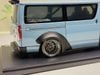 XE MÔ HÌNH TOYOTA HIACE T.S.D WORKS BLUE,TỶ LỆ 1/18 IGNITION
