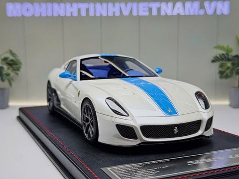  XE MÔ HÌNH FERRARI 599 GTO WHITE,TỶ LỆ 1/18 DINO 