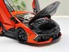 XE MÔ HÌNH LAMBORGHINI REVUELTO ORANGE,TỶ LỆ 1/18 LCD
