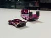 XE MÔ HÌNH HEC 2026 - SET 2PSC PANDEM LOTUS ELISE X PANDEM FUSO-300 PINK CHROME,TỶ LỆ 1/64 POP RACE