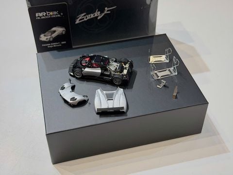  XE MÔ HÌNH HEC 2026 -PAGANI ZONDA F,TỶ LỆ 1/64 ALMOST REAL 