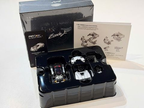  XE MÔ HÌNH HEC 2026 -PAGANI ZONDA F,TỶ LỆ 1/64 ALMOST REAL 
