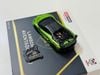 XE MÔ HÌNH LAMBORGHINI AVENTADOR SVJ GREEN,TỶ LỆ 1/64 HUNG HINH TOYS