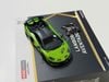 XE MÔ HÌNH LAMBORGHINI AVENTADOR SVJ GREEN,TỶ LỆ 1/64 HUNG HINH TOYS
