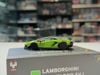 XE MÔ HÌNH LAMBORGHINI AVENTADOR SVJ GREEN,TỶ LỆ 1/64 HUNG HINH TOYS