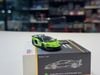 XE MÔ HÌNH LAMBORGHINI AVENTADOR SVJ GREEN,TỶ LỆ 1/64 HUNG HINH TOYS