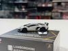 XE MÔ HÌNH LAMBORGHINI AVENTADOR SVJ SILVER,TỶ LỆ 1/64 HUNG HINH TOYS