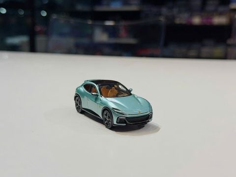  XE MÔ HÌNH FERRARI PUROSANGUE VERDE DORA,TỶ LỆ 1/64 FUNNY MODEL 